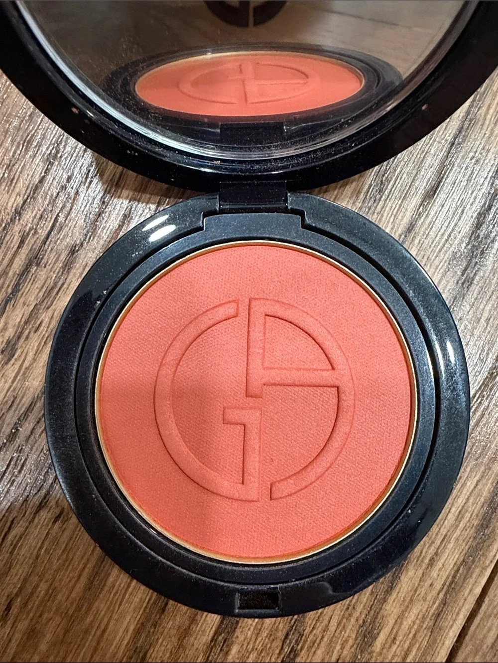 Giorgio Armani vibrant coral